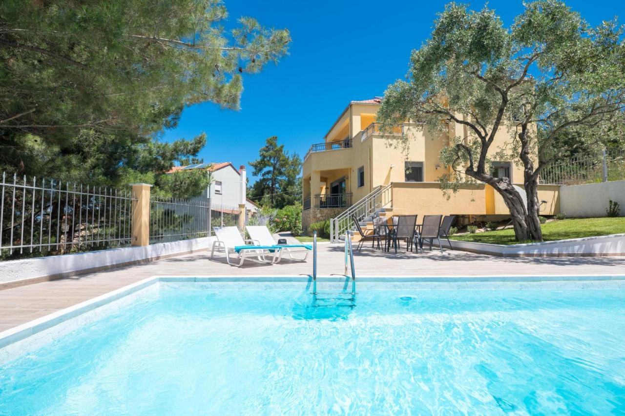 Louloudis Pool Villa Skala Rachoni  Exterior foto
